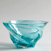 Creart Leda Crystal Decorative Bowl Blue